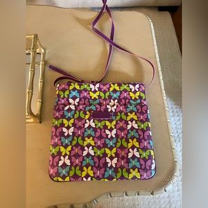 Vera Bradley butterfly purse
